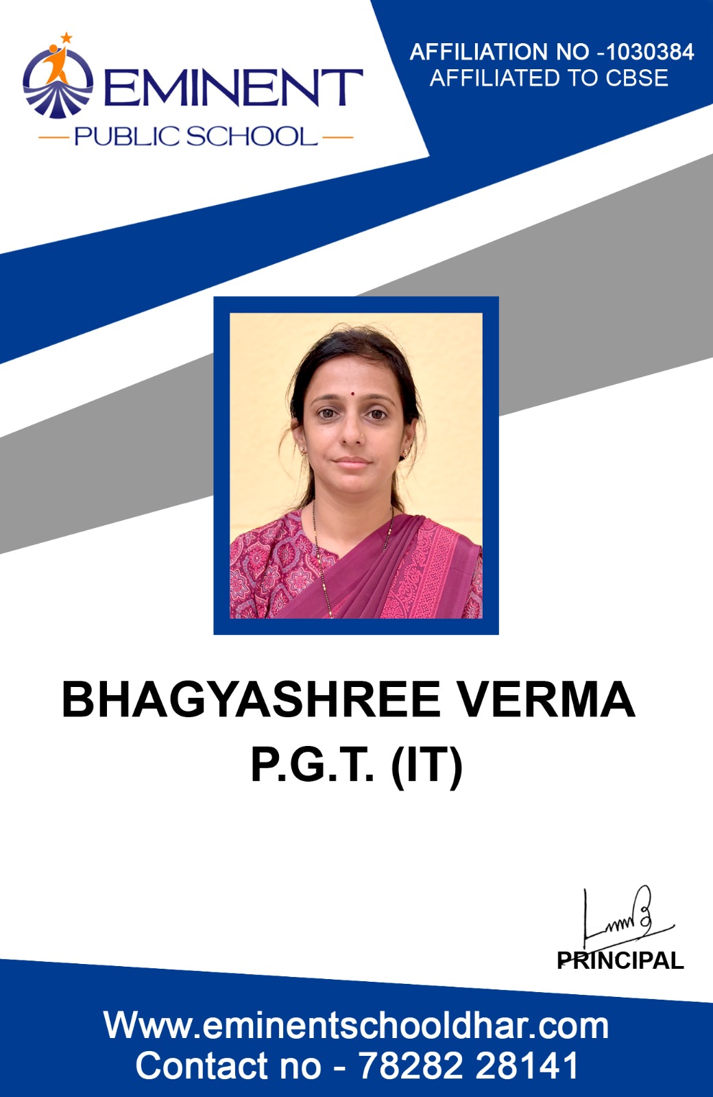 MRS. BHAGYASHREE VERMA