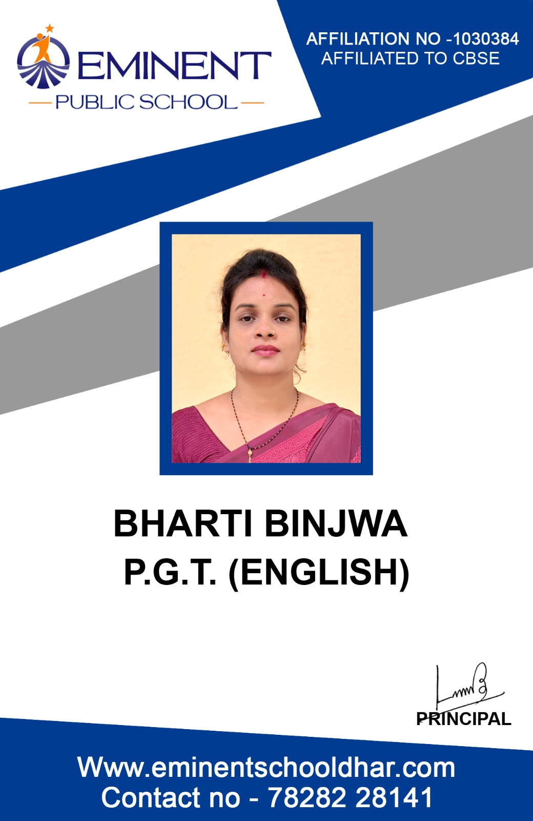 MRS. BHARTI BINJWA